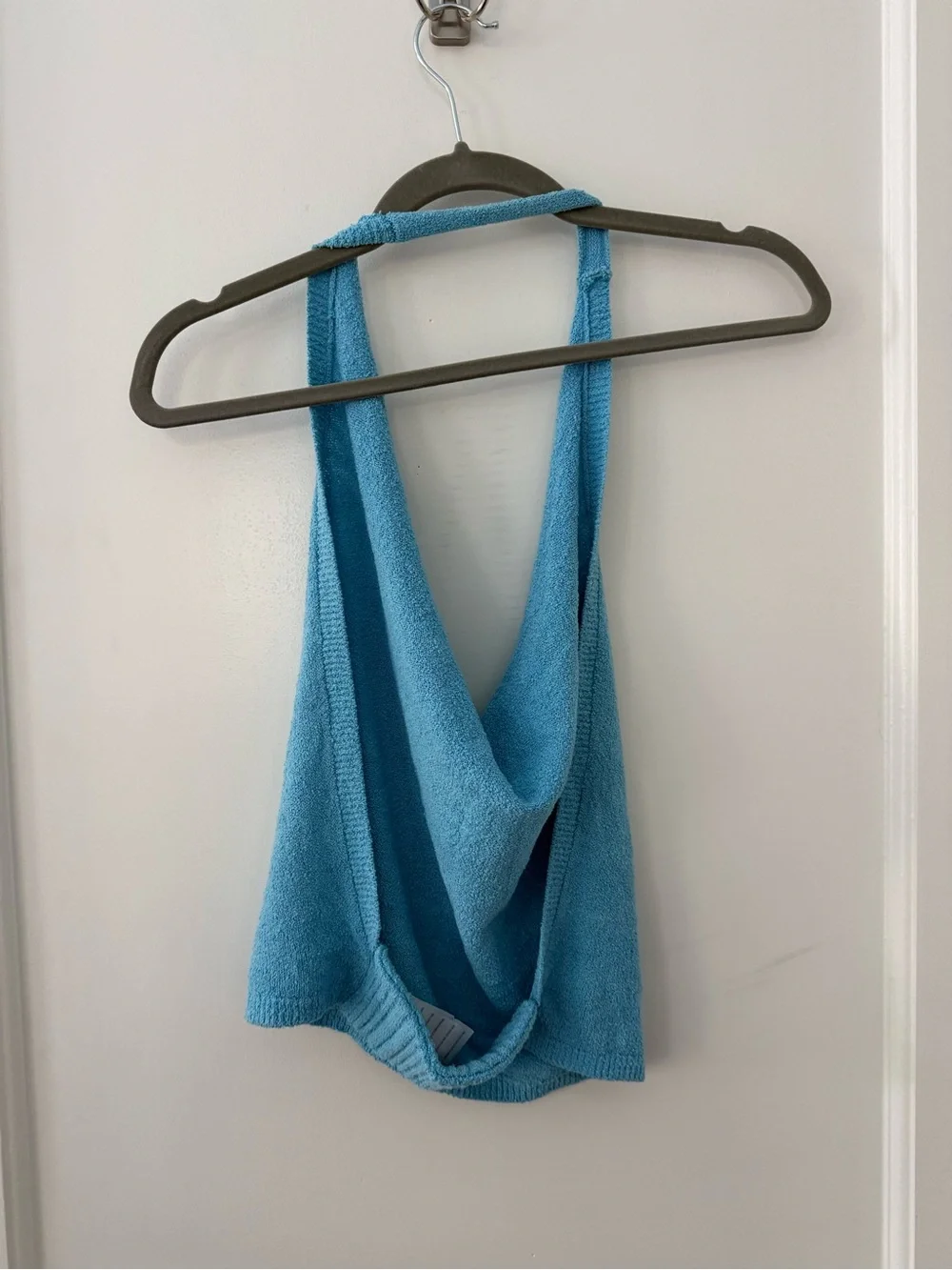 Free People Draped Halter Knit Top